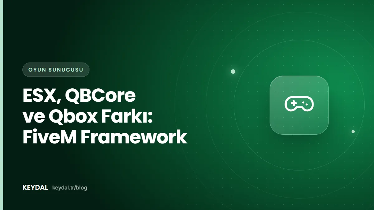ESX, QBCore ve Qbox Farkı: FiveM Framework